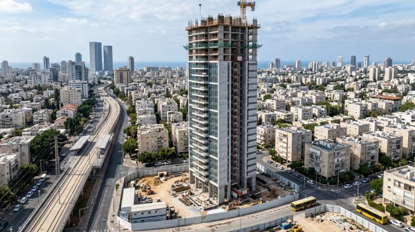 ועדת תל אביב מאשרת מגדל 45 קומות בגבעתיים - 100 דירות יוקצו בהישג יד