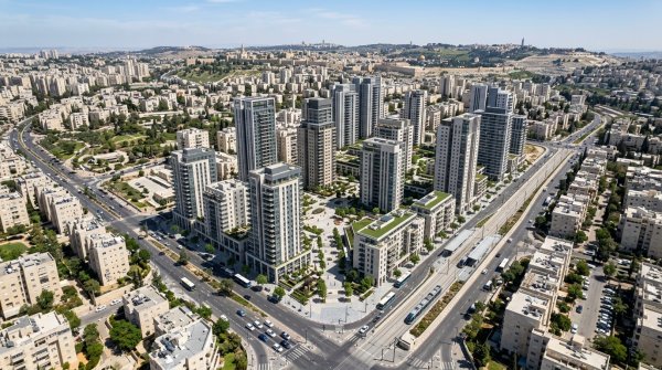 רשות מקרקעי ישראל מקדמת 246 דירות חדשות בפסגת זאב בבניינים של עד 30 קומות